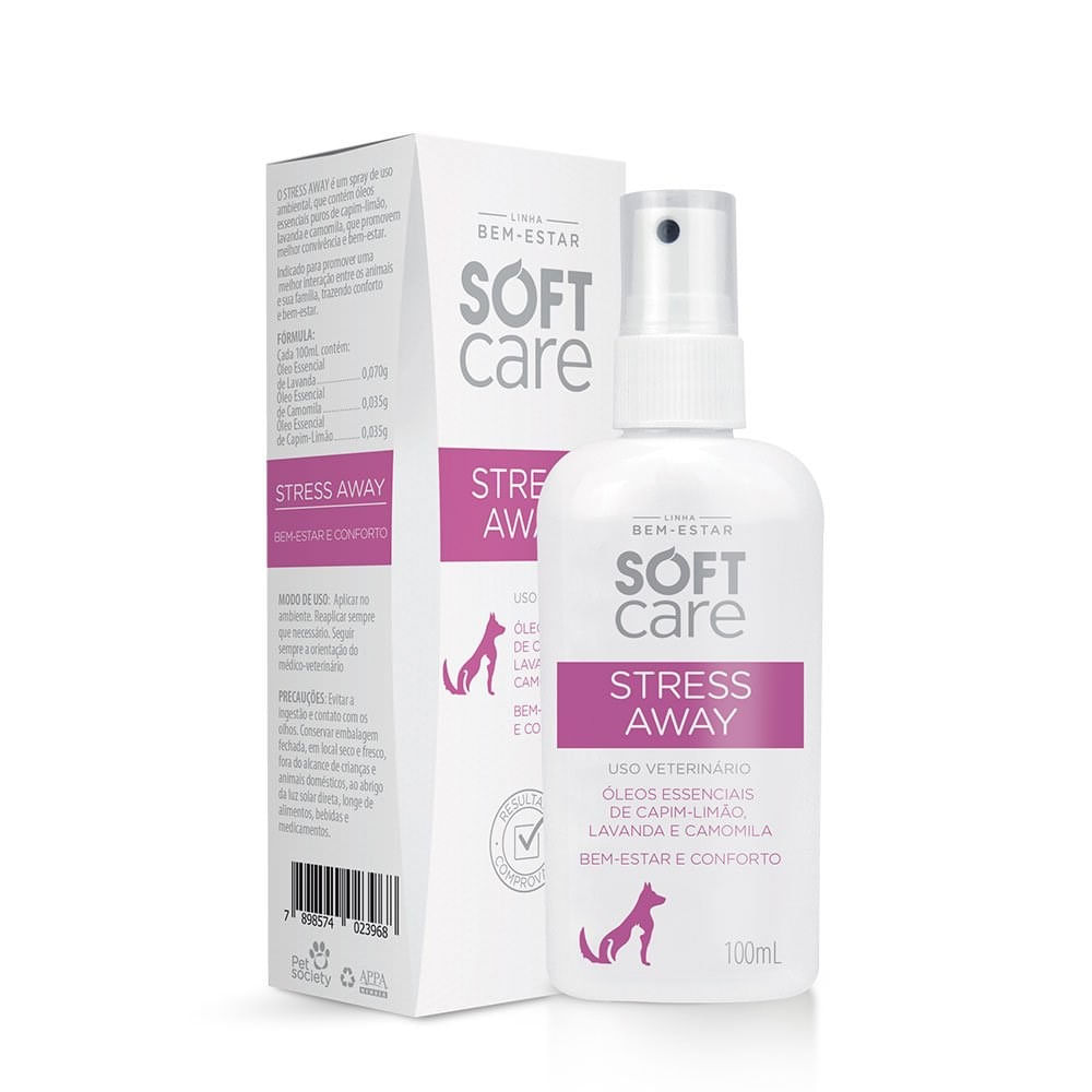 Foto-do-produto-Soft-Care-Spray-Calmante-Stress-Away-100ml-no-petshop-online-da-Tudo-de-Bicho