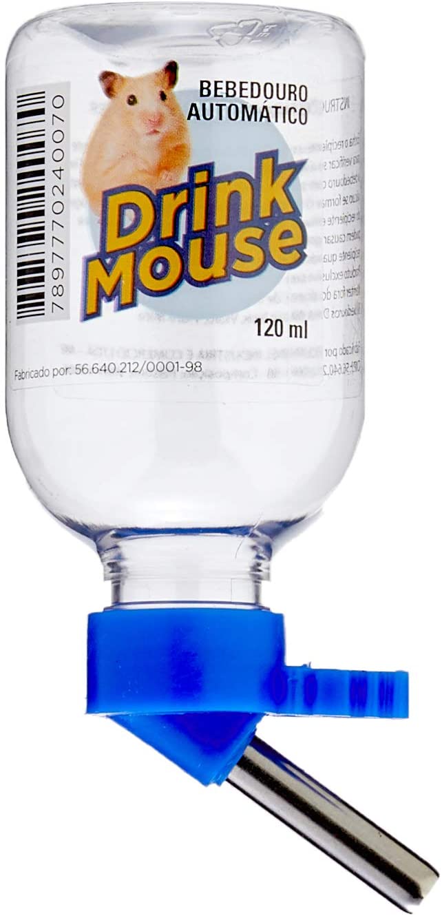 Foto-do-produto-Bebedouro-Para-Roedores-Drink-Mouse-Bico-de-Aluminio-Azul-Tudo-Pet-120ml-no-petshop-online-da-Tudo-de-Bicho