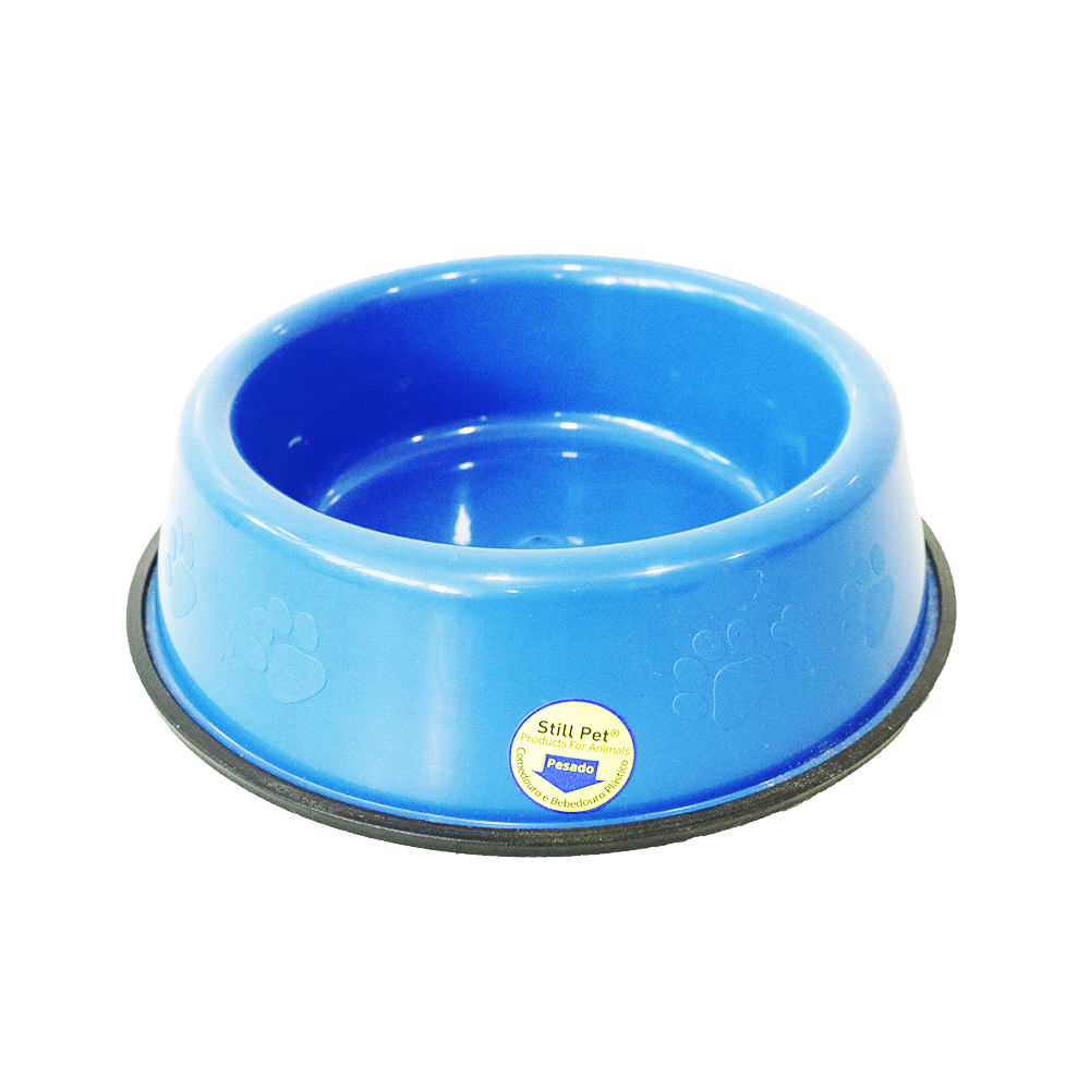 Foto-do-produto-Comedouro-e-Bebedouro-Pesado-Caes-Azul-Tudo-Pet-300ml-no-petshop-online-da-Tudo-de-Bicho