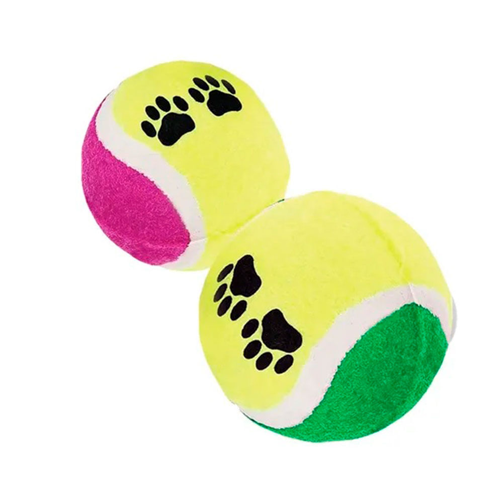 Foto-do-produto-Brinquedo-Bola-De-Tenis-Blister-C-2-Unidades-The-Pets-Brasil-no-petshop-online-da-Tudo-de-Bicho