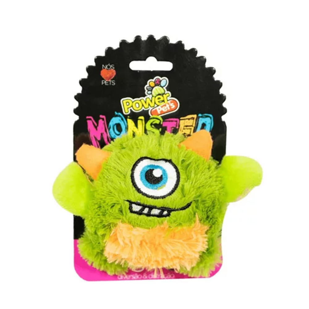 Foto-do-produto-Brinquedo-Caes-The-Pets-Pelucia-Moster-Medio-Verde-10cm-no-petshop-online-da-Tudo-de-Bicho