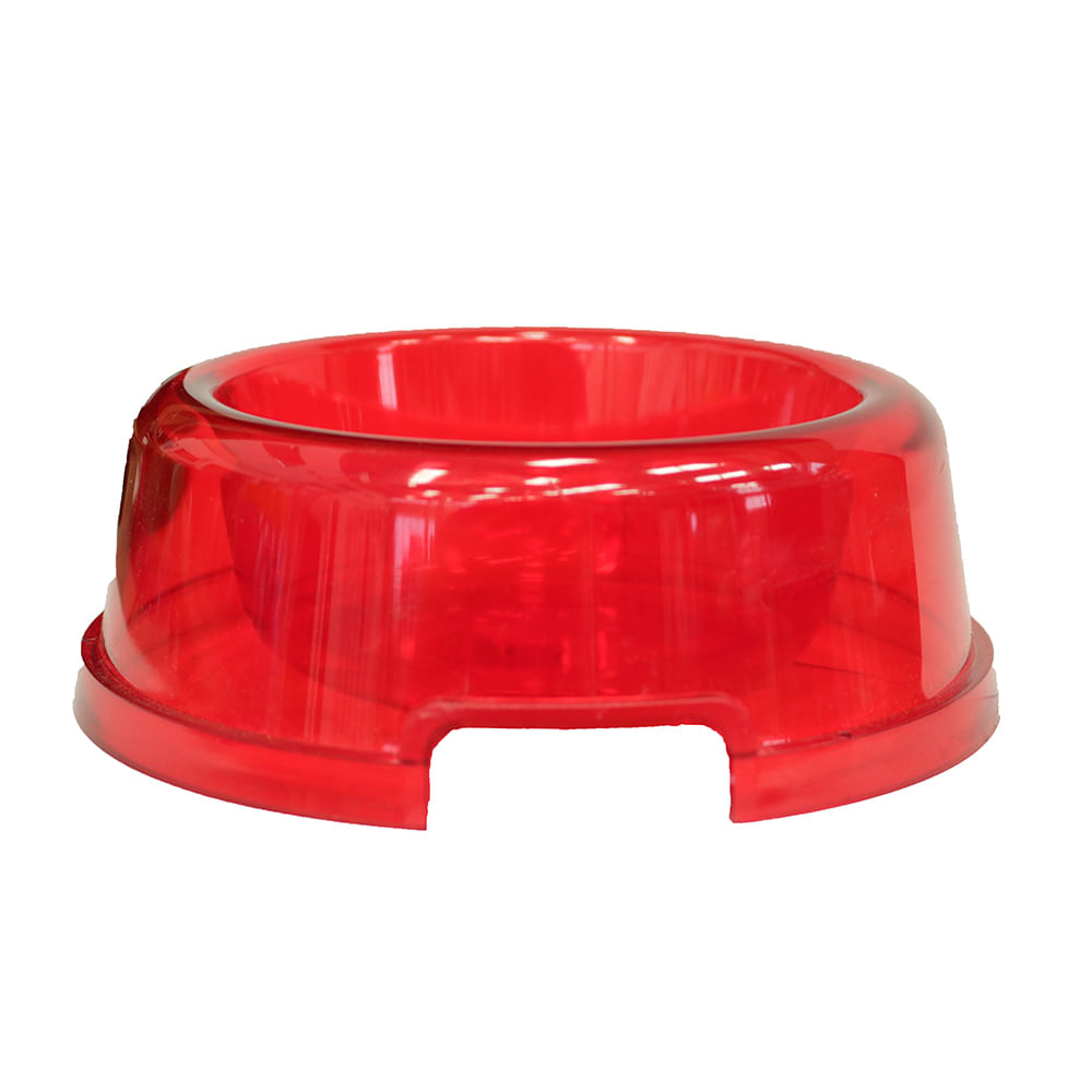 Foto-do-produto-Comedouro-e-Bebedouro-Para-Caes-Acrilico-Vermelho-Tudo-Pet-300ml-no-petshop-online-da-Tudo-de-Bicho