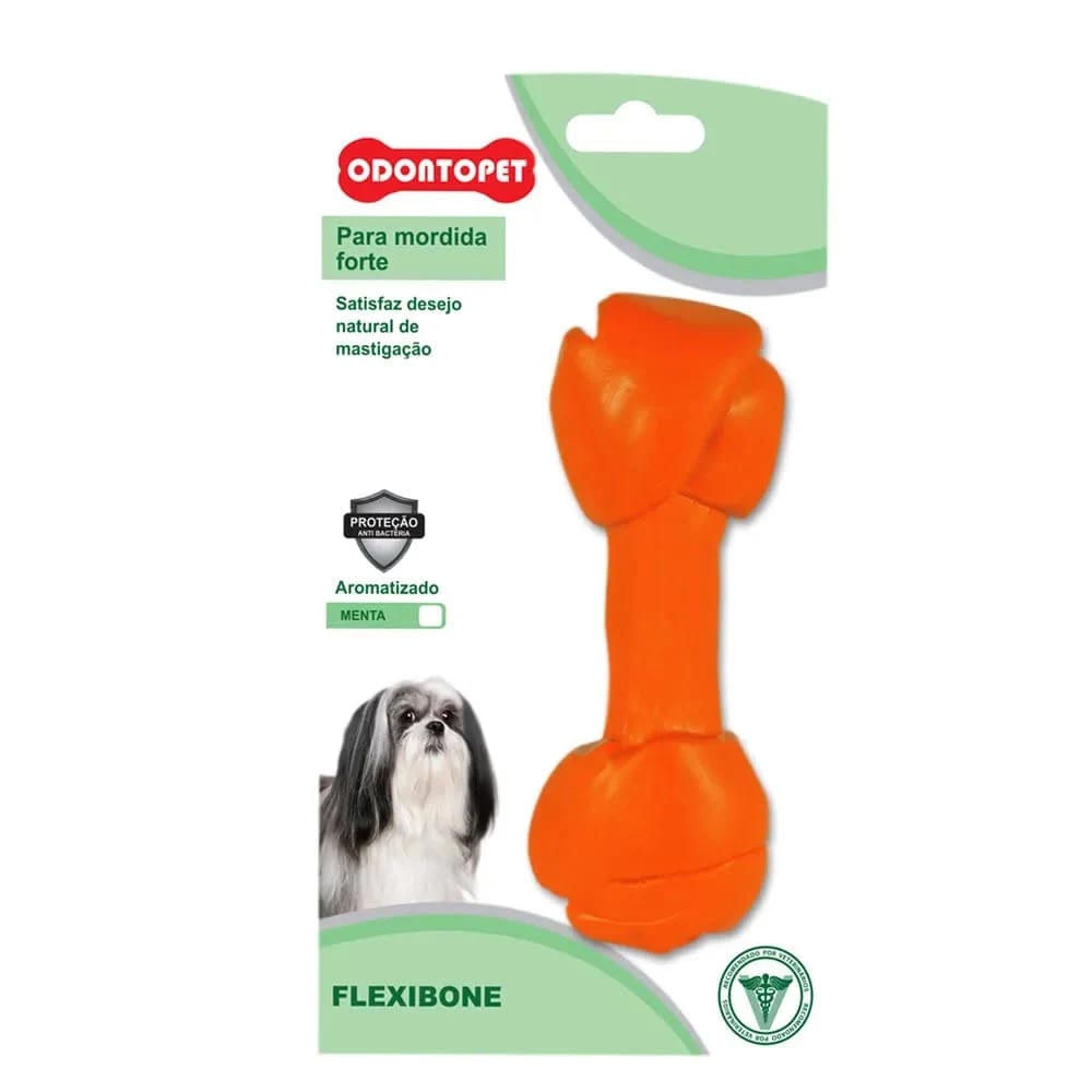 Foto-do-produto-Brinquedo-Mordedor-Flexibone-Big-Caes-Ate-7kg-Sabor-Menta-Odontopet-no-petshop-online-da-Tudo-de-Bicho