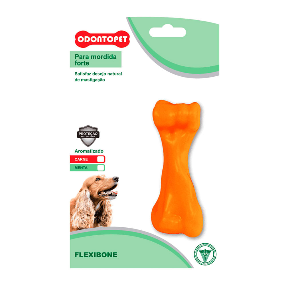 Foto-do-produto-Brinquedo-Mordedor-Flexibone-T.Bone-Caes-Ate-15kg-Odontopet-no-petshop-online-da-Tudo-de-Bicho