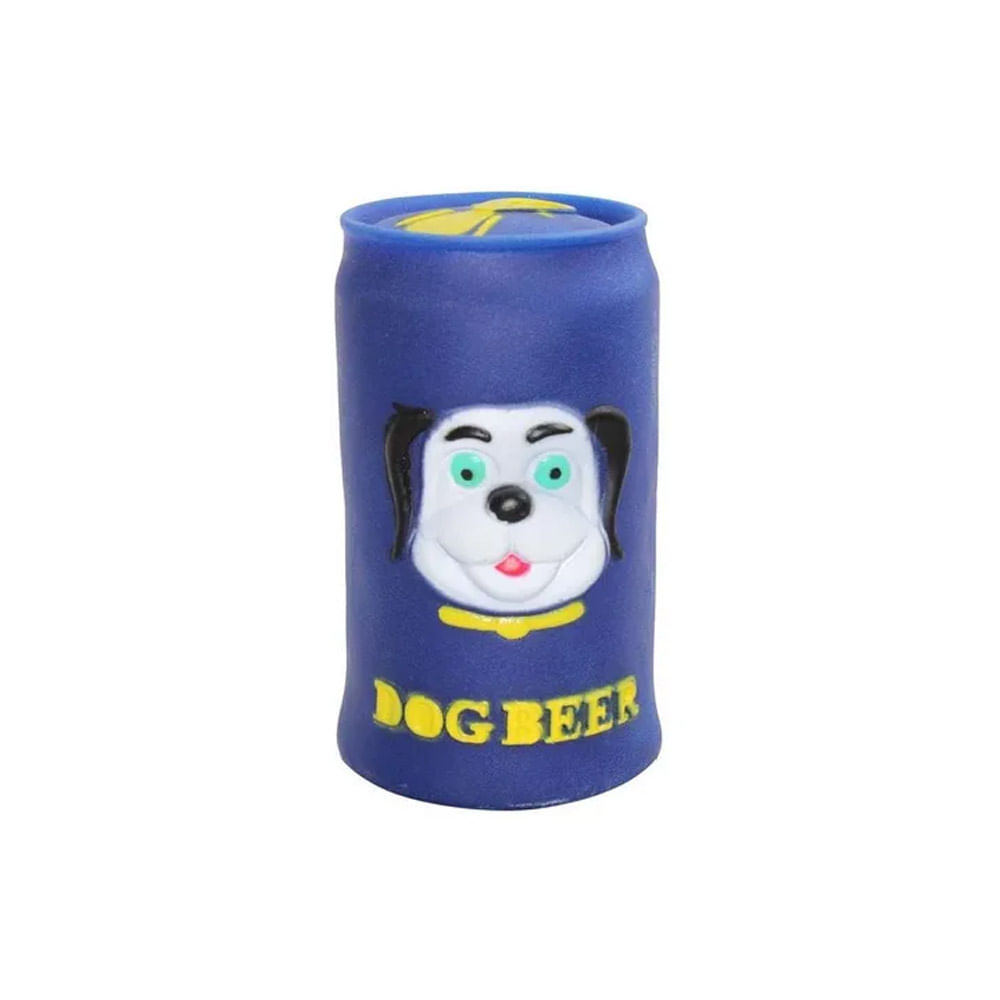 Foto-do-produto-Brinquedo-Caes-The-Pets-Vinil-Dog-Beer-Latinha-Colors-no-petshop-online-da-Tudo-de-Bicho