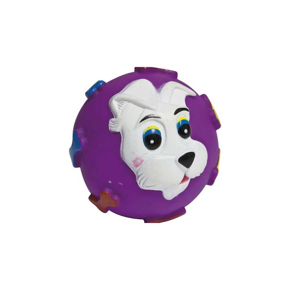 Foto-do-produto-Brinquedo-Caes-The-Pets-Vinil-Bolinha-Dog-Cartoon-Colors-no-petshop-online-da-Tudo-de-Bicho