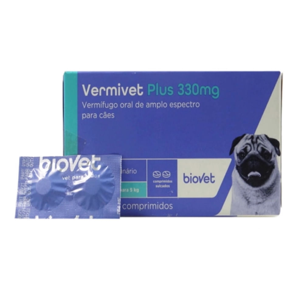 Foto-do-produto-Vermifugo-Vermivet-Plus-Caes-Biovet-330mg-no-petshop-online-da-Tudo-de-Bicho