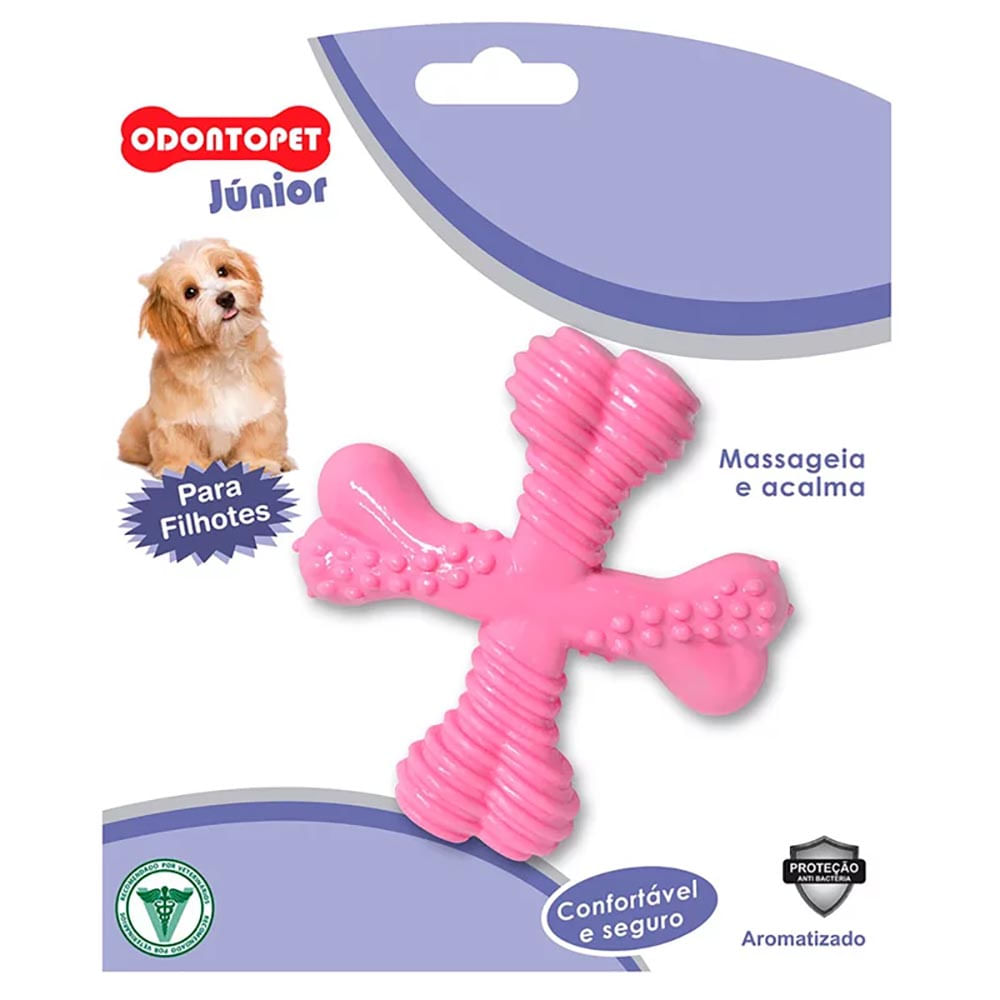 Foto-do-produto-Brinquedo-Mordedor-Spinner-Filhotes-Rosa-Odontopet-no-petshop-online-da-Tudo-de-Bicho