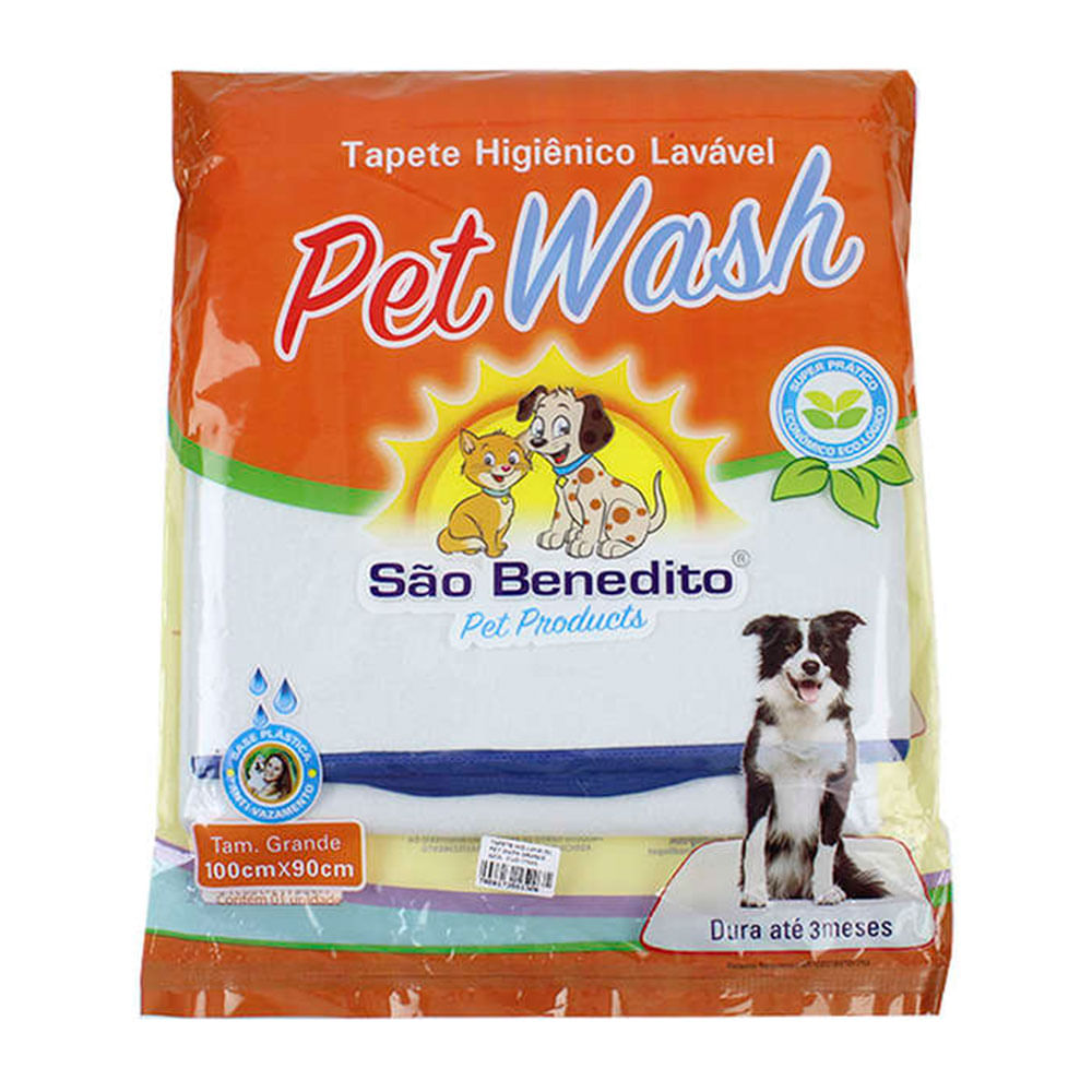 Foto-do-produto-Tapete-Higienico-Lavavel-Pet-Wash-Sao-Benedito-Pet-Azul-G-no-petshop-online-da-Tudo-de-Bicho