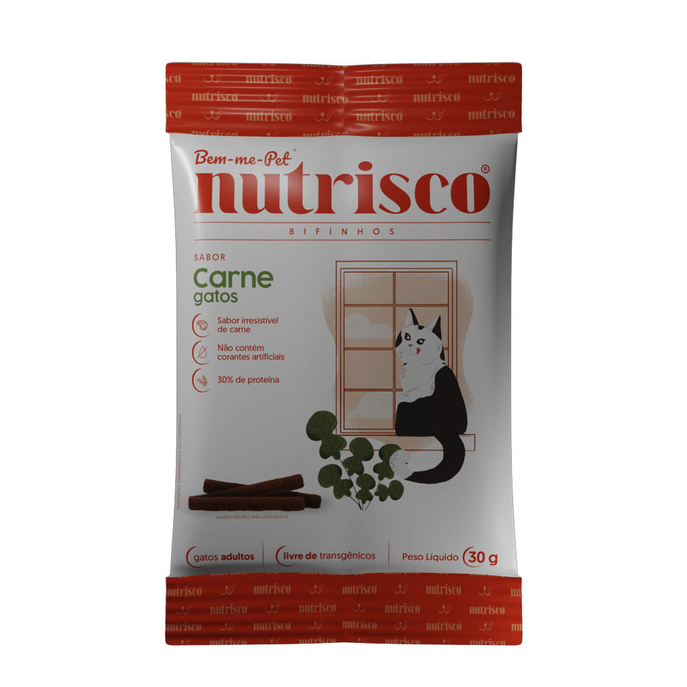 Foto-do-produto-Bifinho-Gatos-Nutrisco-Carne-30g-no-petshop-online-da-Tudo-de-Bicho