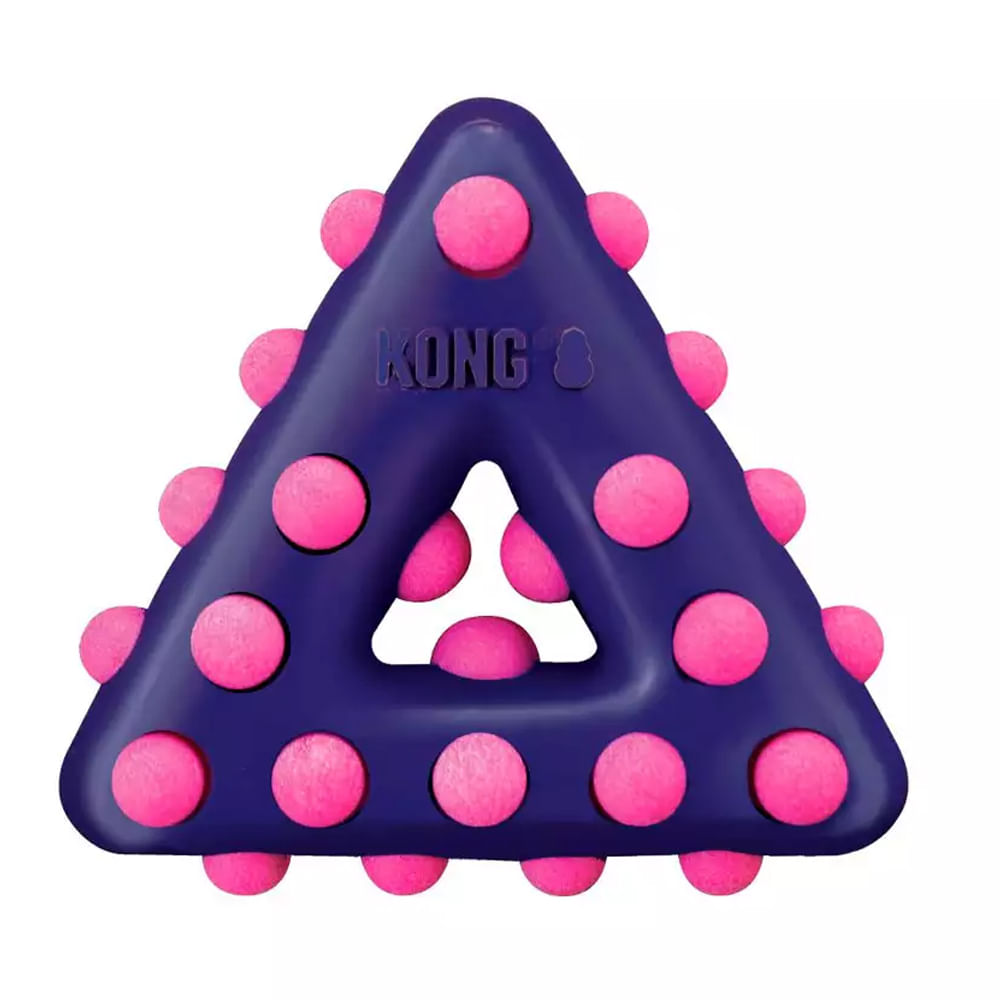 Foto-do-produto-Brinquedo-Interativo-Caes-Kong-Dotz-Triangle-Large-no-petshop-online-da-Tudo-de-Bicho