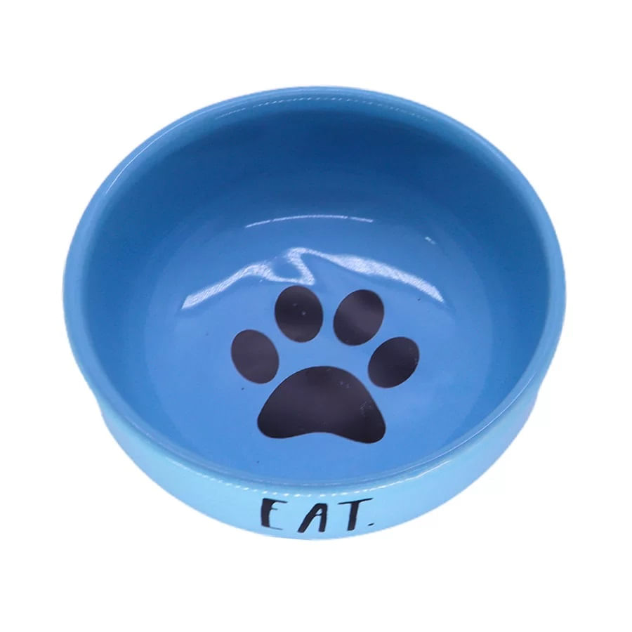 Foto-do-produto-Comedouro-Ceramica-Pet-Injet-Eat-Azul-Grande-no-petshop-online-da-Tudo-de-Bicho