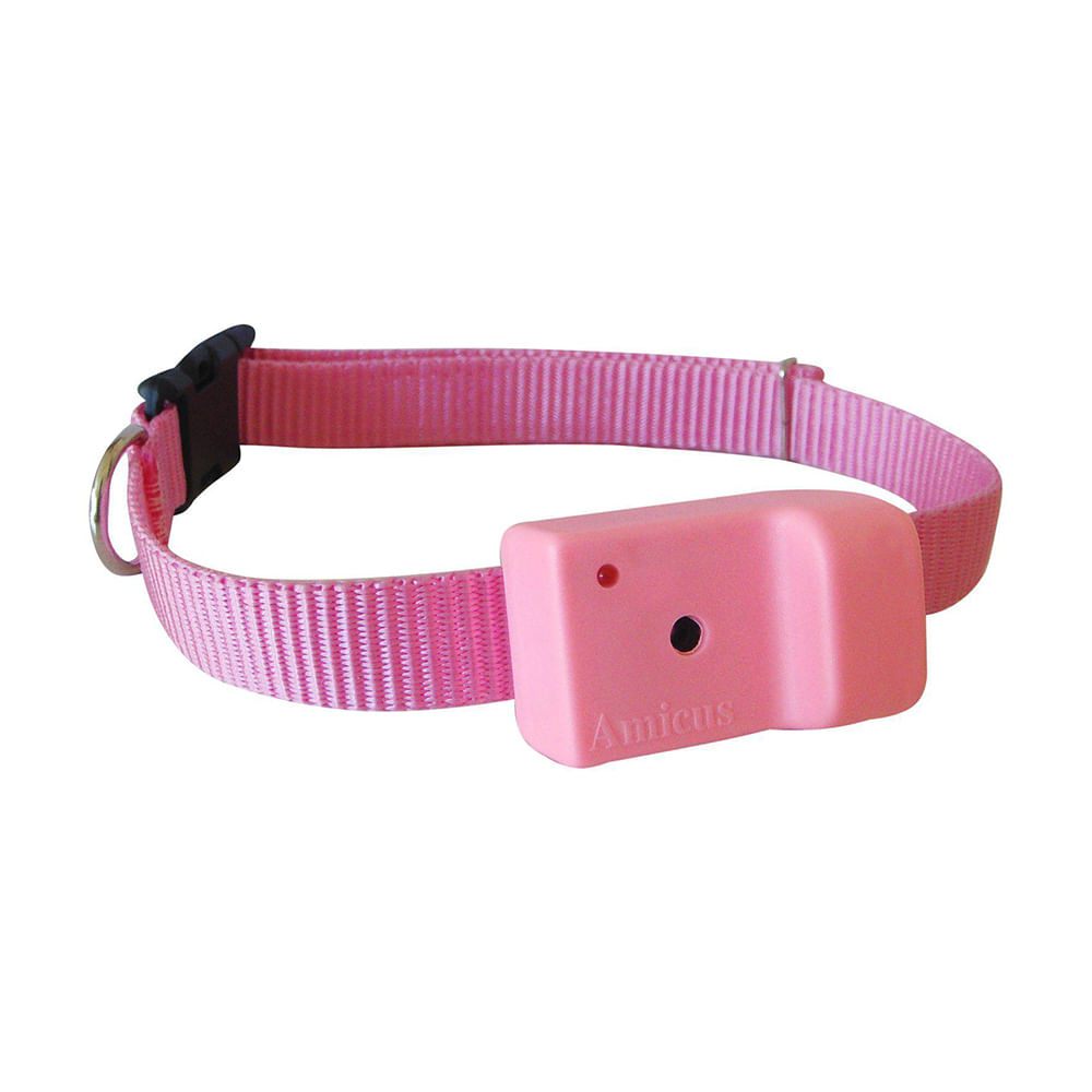 Foto-do-produto-Coleira-Antilatido-Smart-2-Plus-Rosa-Amicus-no-petshop-online-da-Tudo-de-Bicho