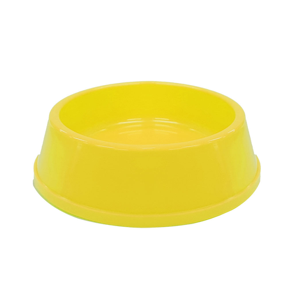 Foto-do-produto-Comedouro-Gatos-Pet-Toys-Amarelo-Neon-160ml--no-petshop-online-da-Tudo-de-Bicho