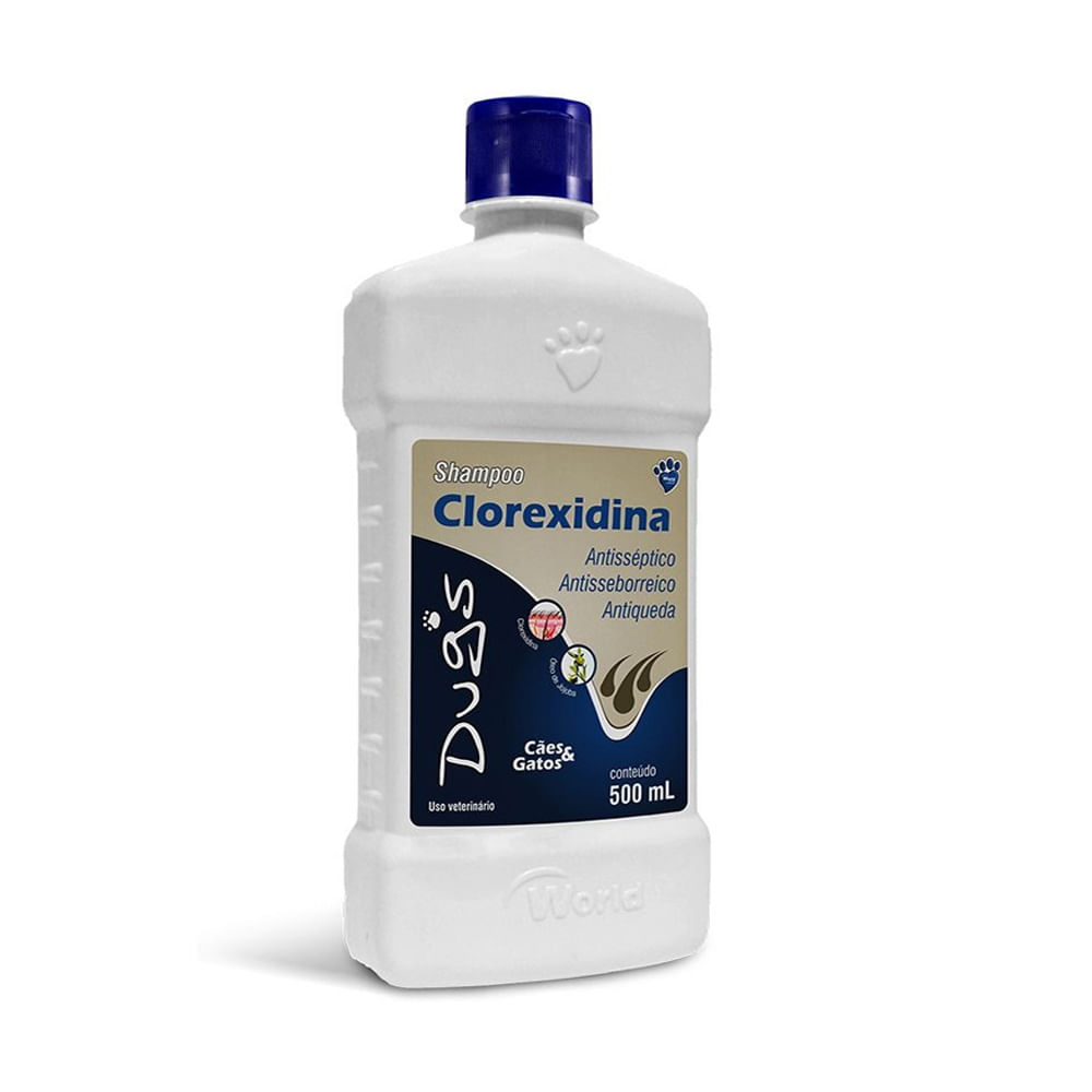 Foto-do-produto-Shampoo-Clorexidina-20--World-Caes-e-Gatos-500ml-no-petshop-online-da-Tudo-de-Bicho