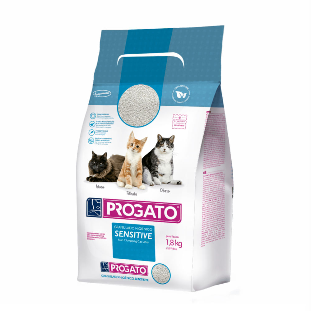 Foto-do-produto-Areia-Higienica-Progato-Sensitive-18kg-no-petshop-online-da-Tudo-de-Bicho