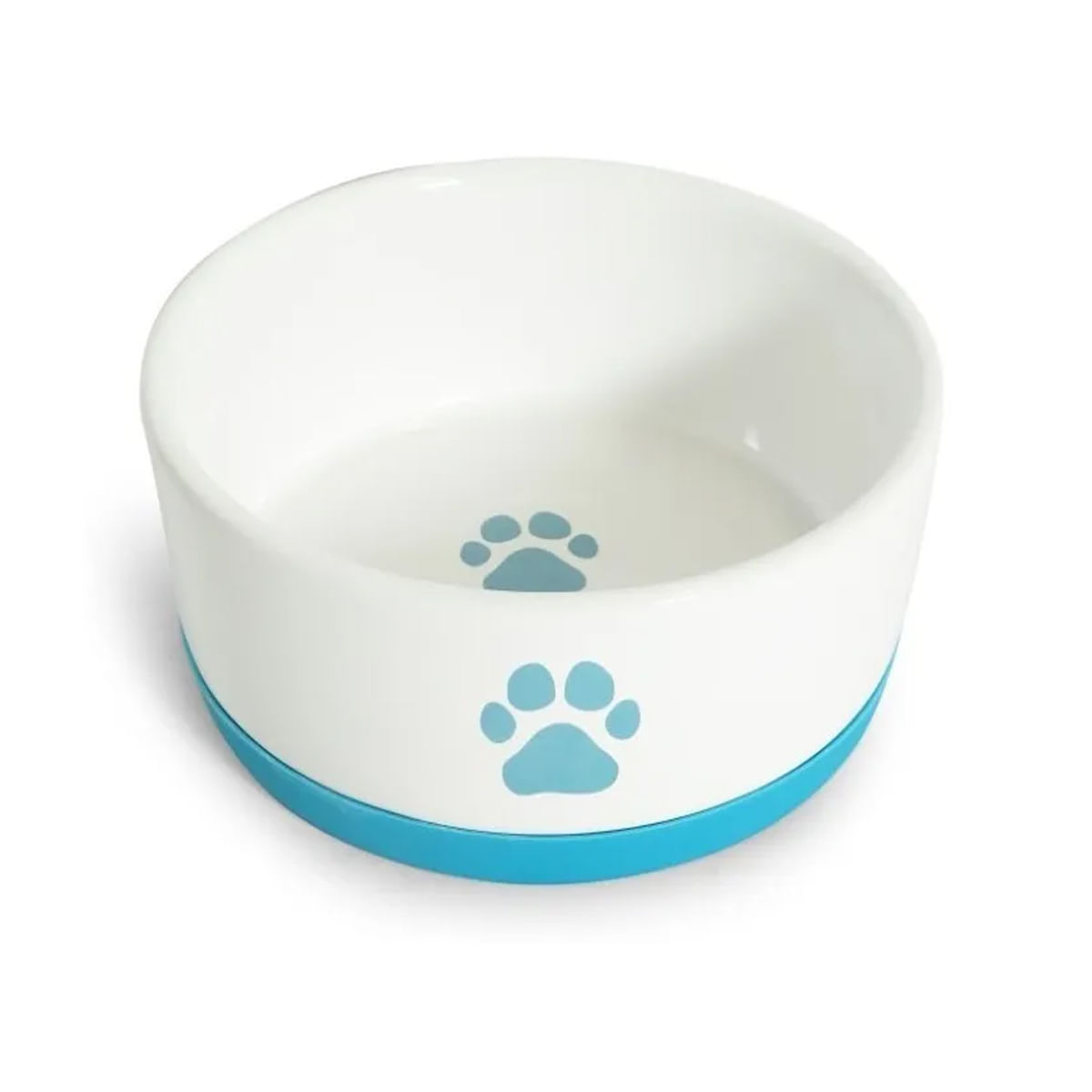 Foto-do-produto-Comedouro-Caes-The-Pets-Porcelana-Pata-Azul-450ml-no-petshop-online-da-Tudo-de-Bicho