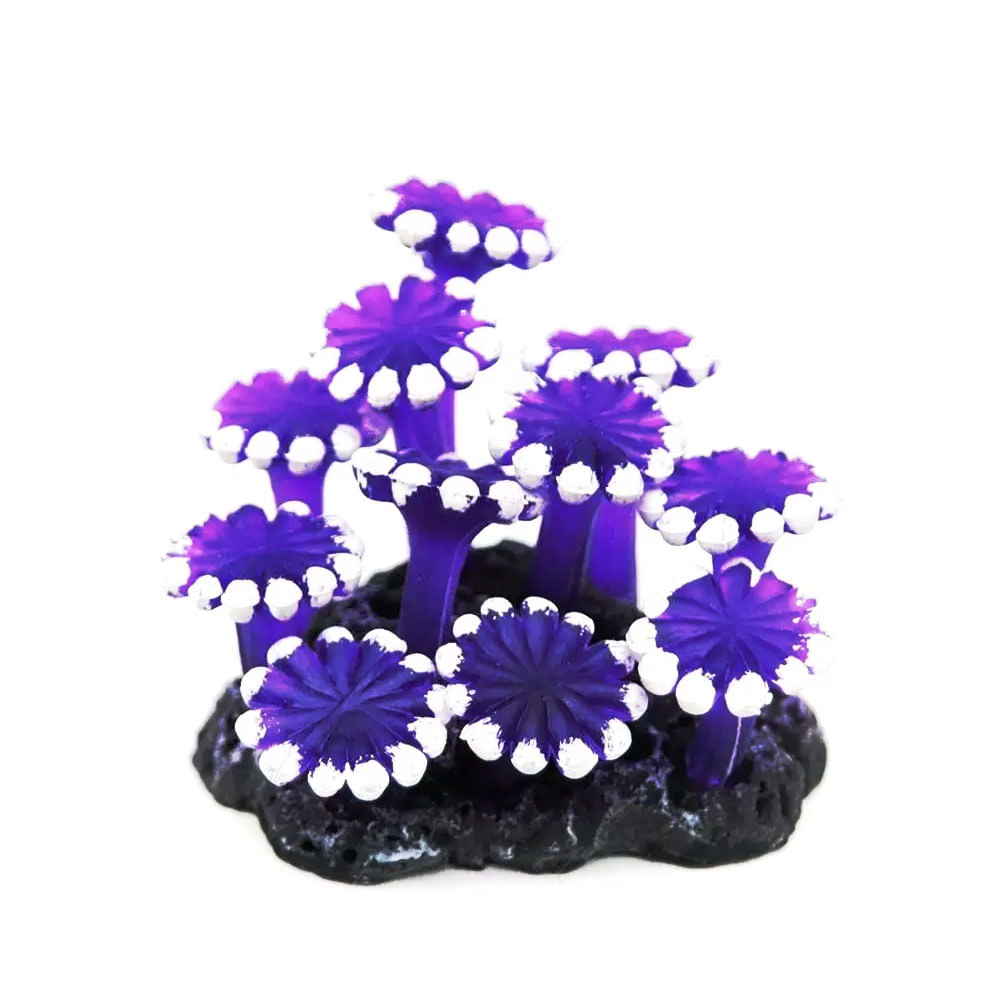 Foto-do-produto-Enfeite-de-Silicone-Coral-Zoanthus-Palithoa-Roxo-Soma-no-petshop-online-da-Tudo-de-Bicho