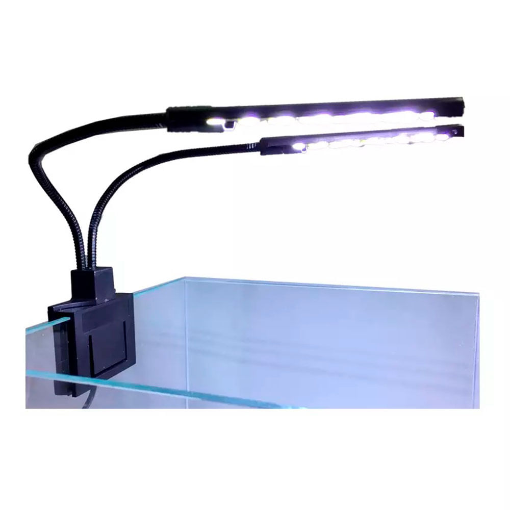 Foto-do-produto-Luminaria-de-LED-Soma-Preta-X7-15W-Branco-e-Azul-220v-no-petshop-online-da-Tudo-de-Bicho