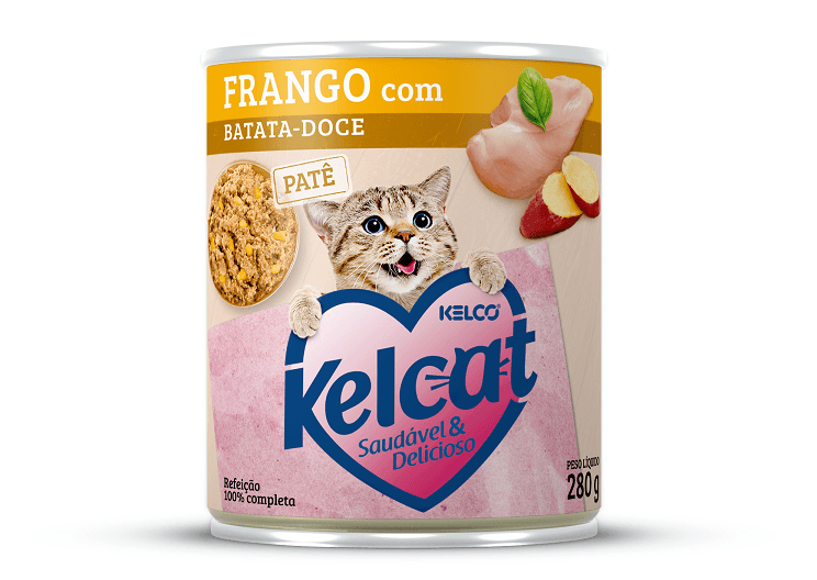 Foto-do-produto-Racao-Umida-Kelcat-Lata-Frango-e-Batata-Doce-280g-no-petshop-online-da-Tudo-de-Bicho