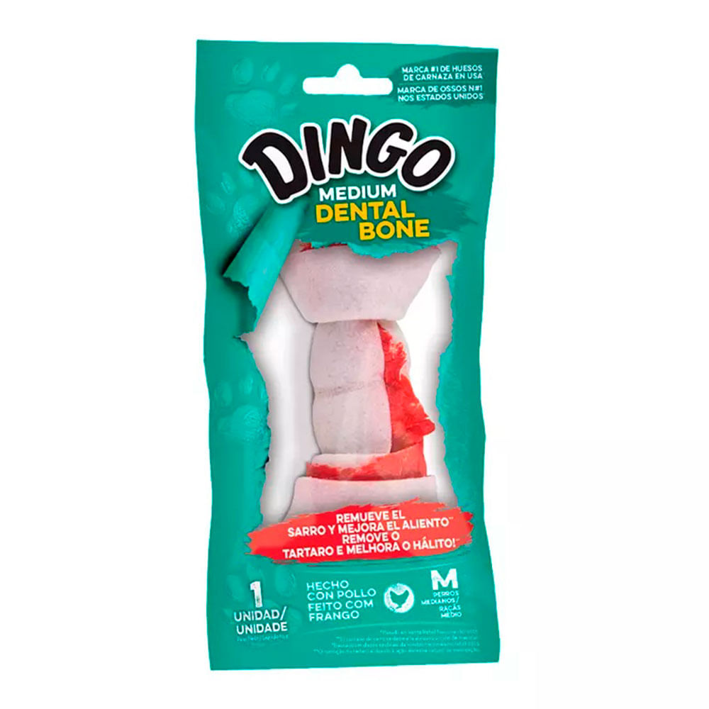 Foto-do-produto-Osso-Dingo-Caes-Premium-Dental-Bone-Medio-no-petshop-online-da-Tudo-de-Bicho