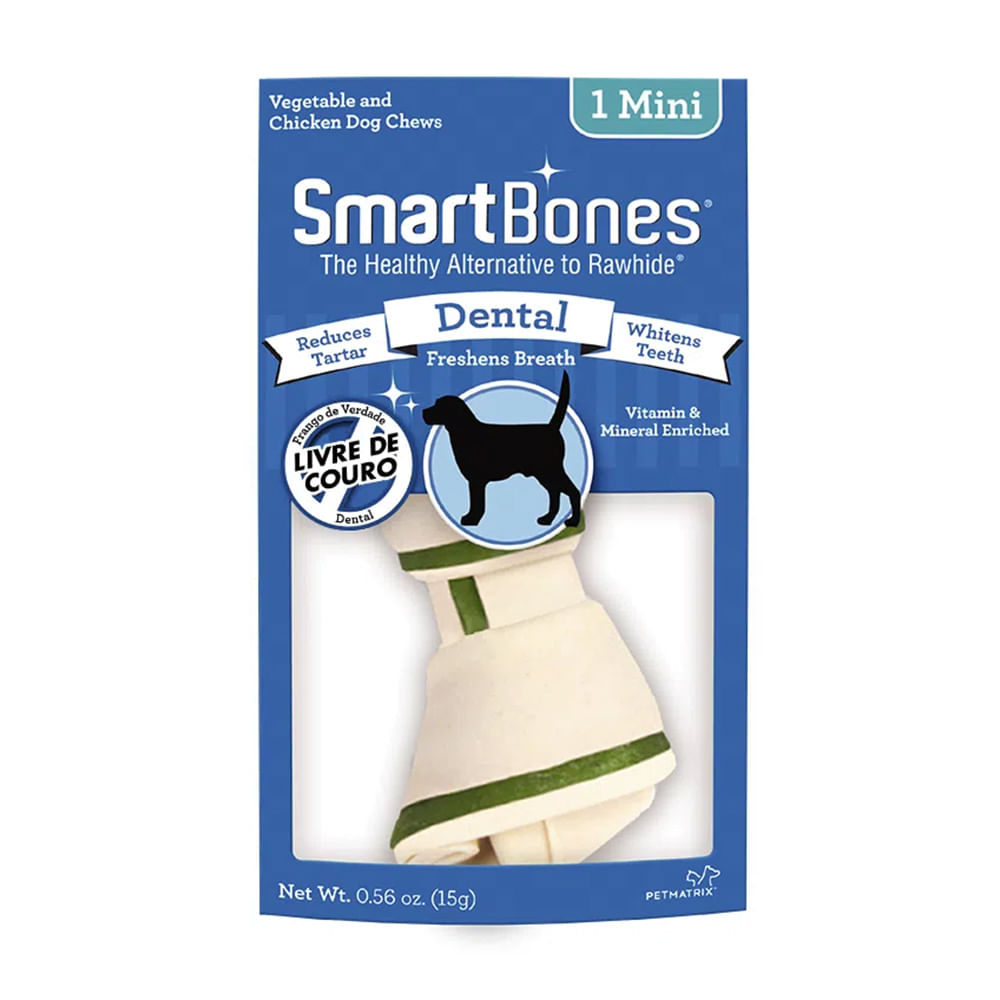 Foto-do-produto-Ossinho-para-Caes-Smartbones-Dental-Mini-1-Unidade-no-petshop-online-da-Tudo-de-Bicho