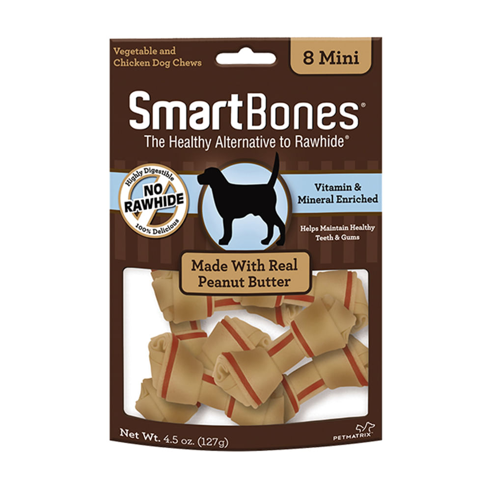 Foto-do-produto-Ossinhos-Para-Caes-Smartbones-Peanut-Butter-Mini-8-Unidades-no-petshop-online-da-Tudo-de-Bicho