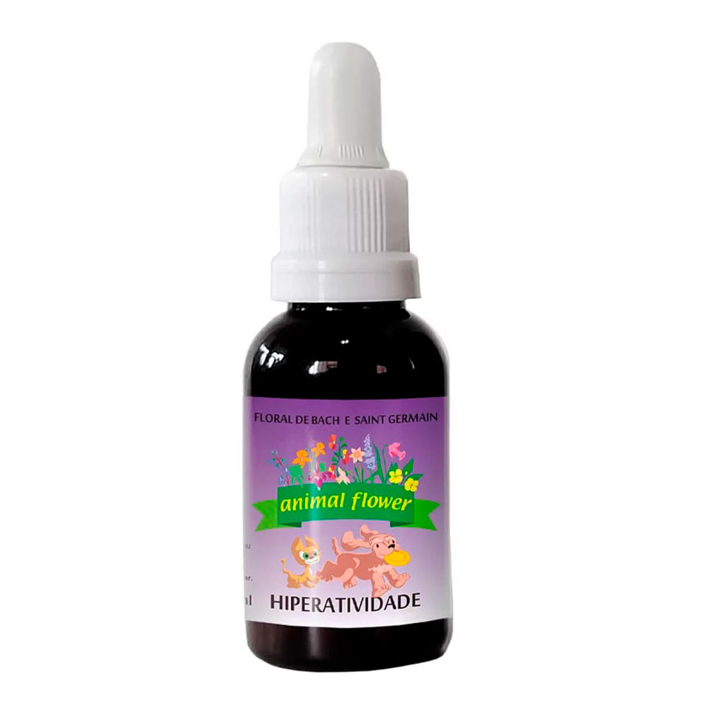 Foto-do-produto-Floral-Hiperatividade-Animal-Flower-30-ml-no-petshop-online-da-Tudo-de-Bicho