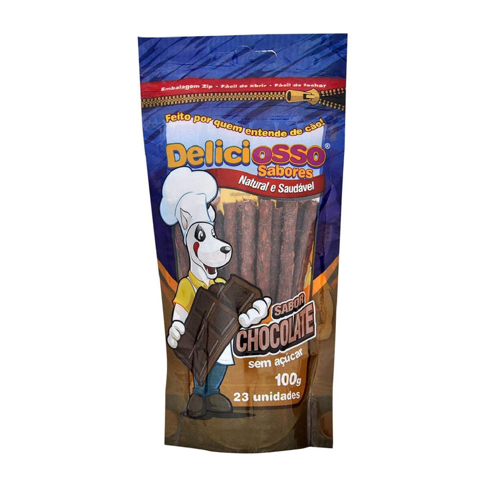 Foto-do-produto-Osso-Caes-Deliciosso-Chocolate-100g-no-petshop-online-da-Tudo-de-Bicho