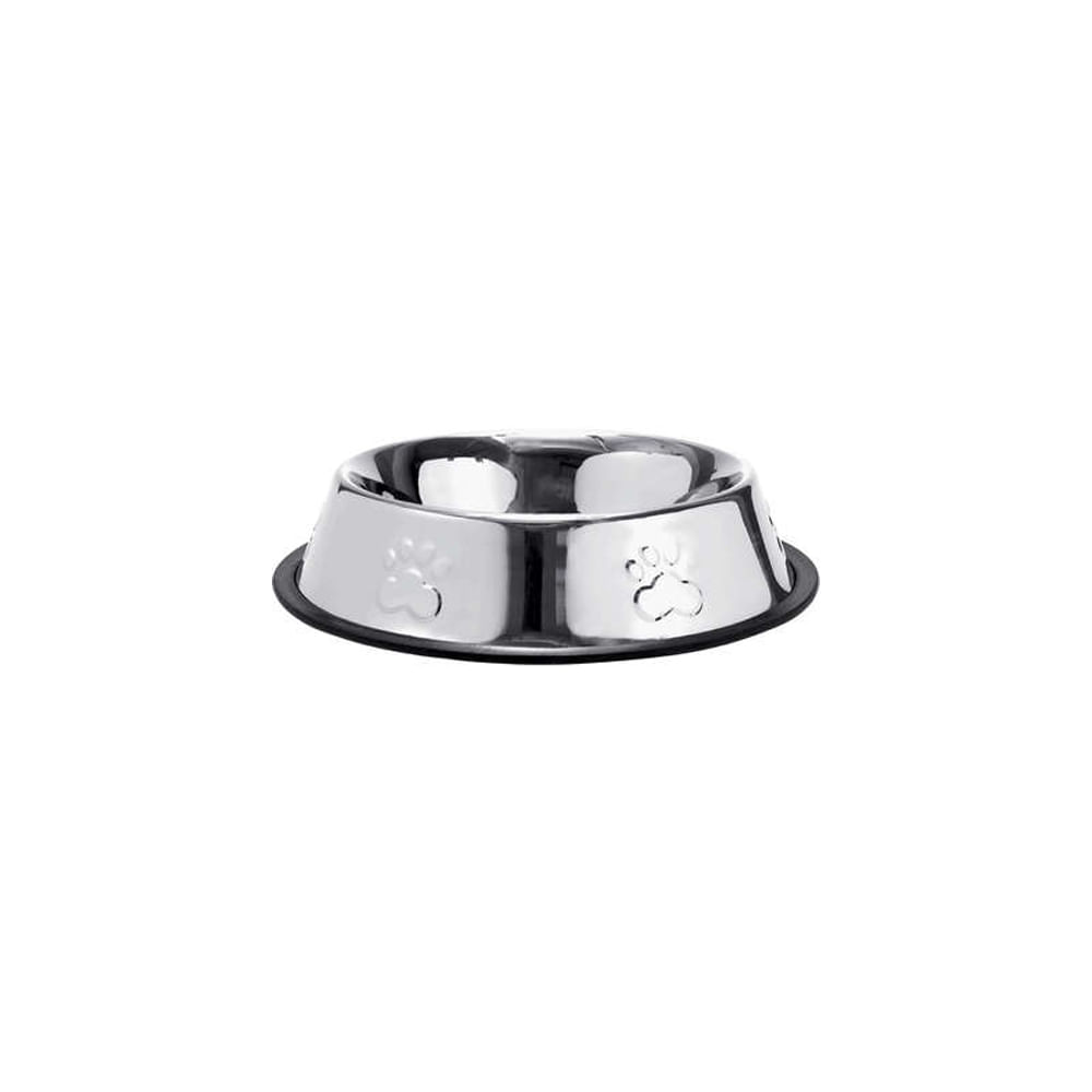 Foto-do-produto-Comedouro-Gatos-The-Pets-Inox-Auto-Relevo-240ml-no-petshop-online-da-Tudo-de-Bicho