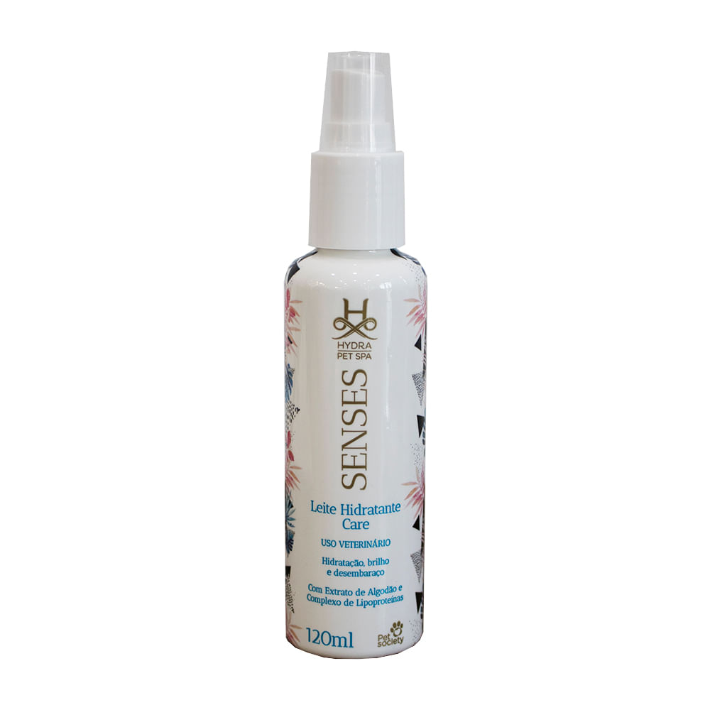 Foto-do-produto-Hidratante-Hydra-Pet-Spa-Senses-Leite-Care-Pet-Society-120ml-no-petshop-online-da-Tudo-de-Bicho