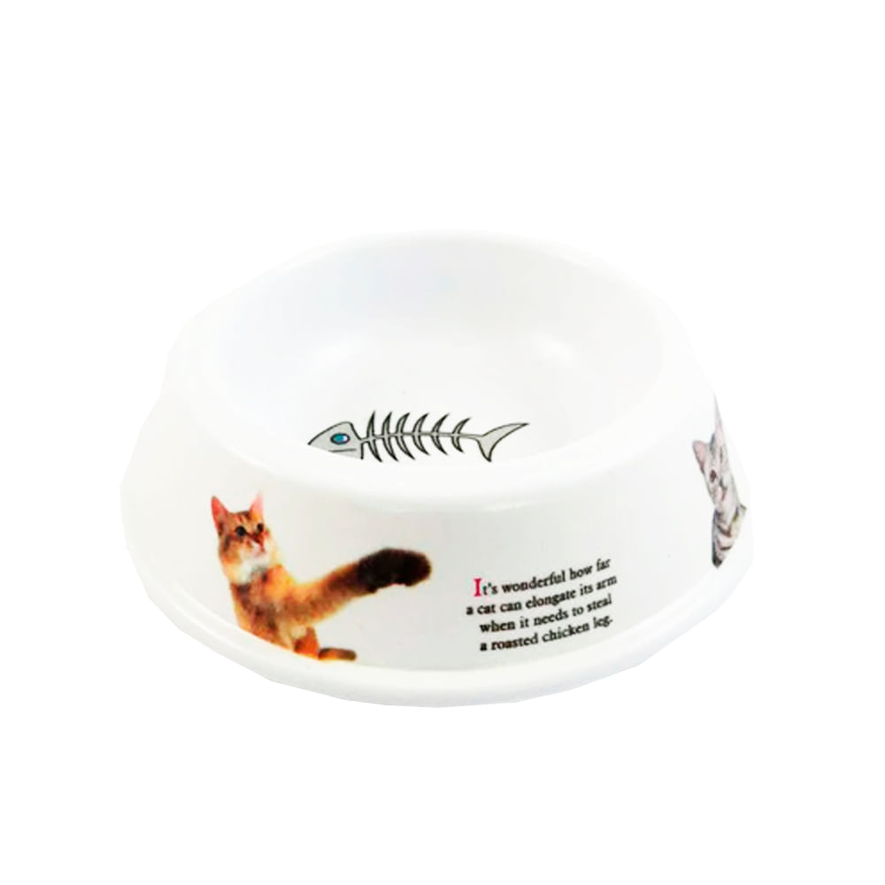 Foto-do-produto-Comedouro-Gatos-The-Pets-Melamina-14cm-no-petshop-online-da-Tudo-de-Bicho