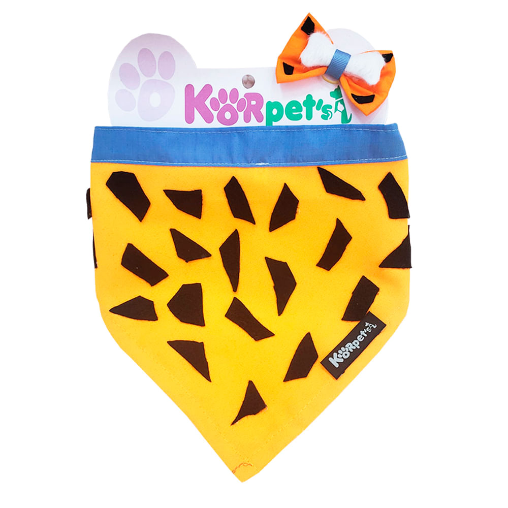 Foto-do-produto-Bandana-Caes-e-Gatos-Carnaval-Korpet-S-Pedritta-M-no-petshop-online-da-Tudo-de-Bicho