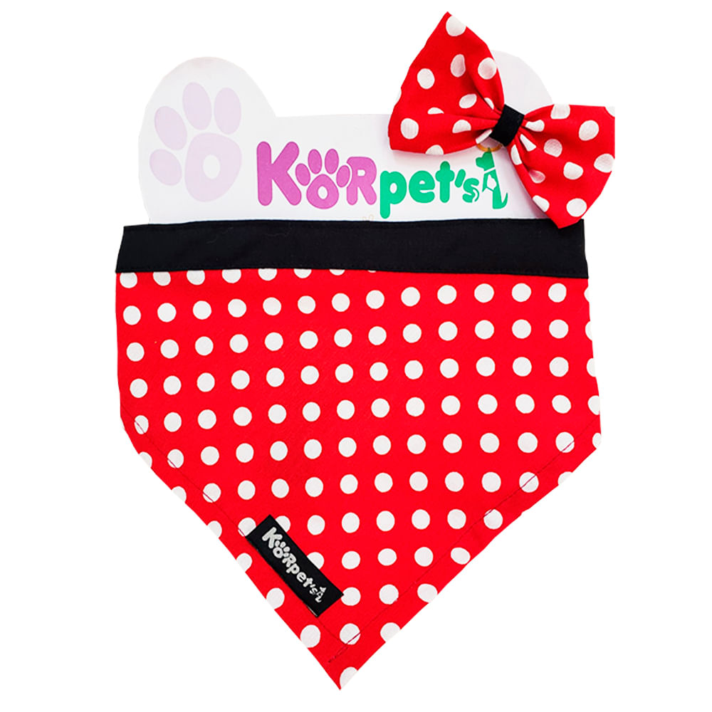 Foto-do-produto-Bandana-Caes-e-Gatos-Carnaval-Korpet-S-Minie-P-no-petshop-online-da-Tudo-de-Bicho