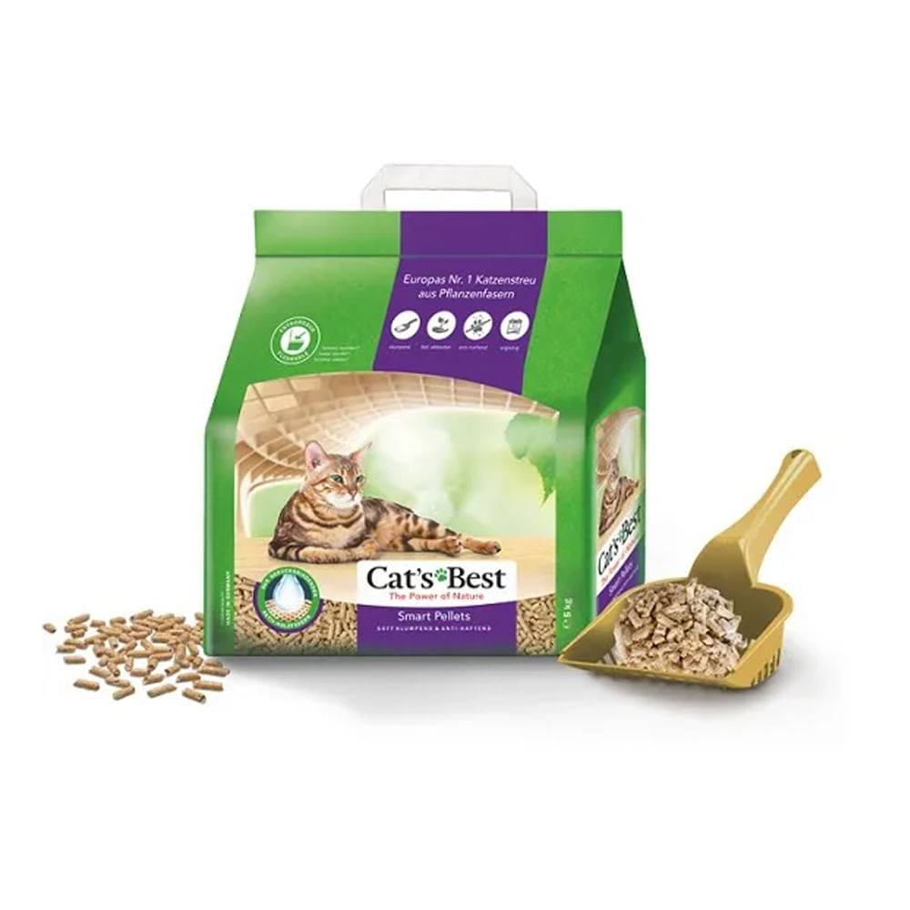 Foto-do-produto-Granulado-Ecologico-Cat-s-Best-Smart-Pellets-Para-Gatos-21kg-no-petshop-online-da-Tudo-de-Bicho