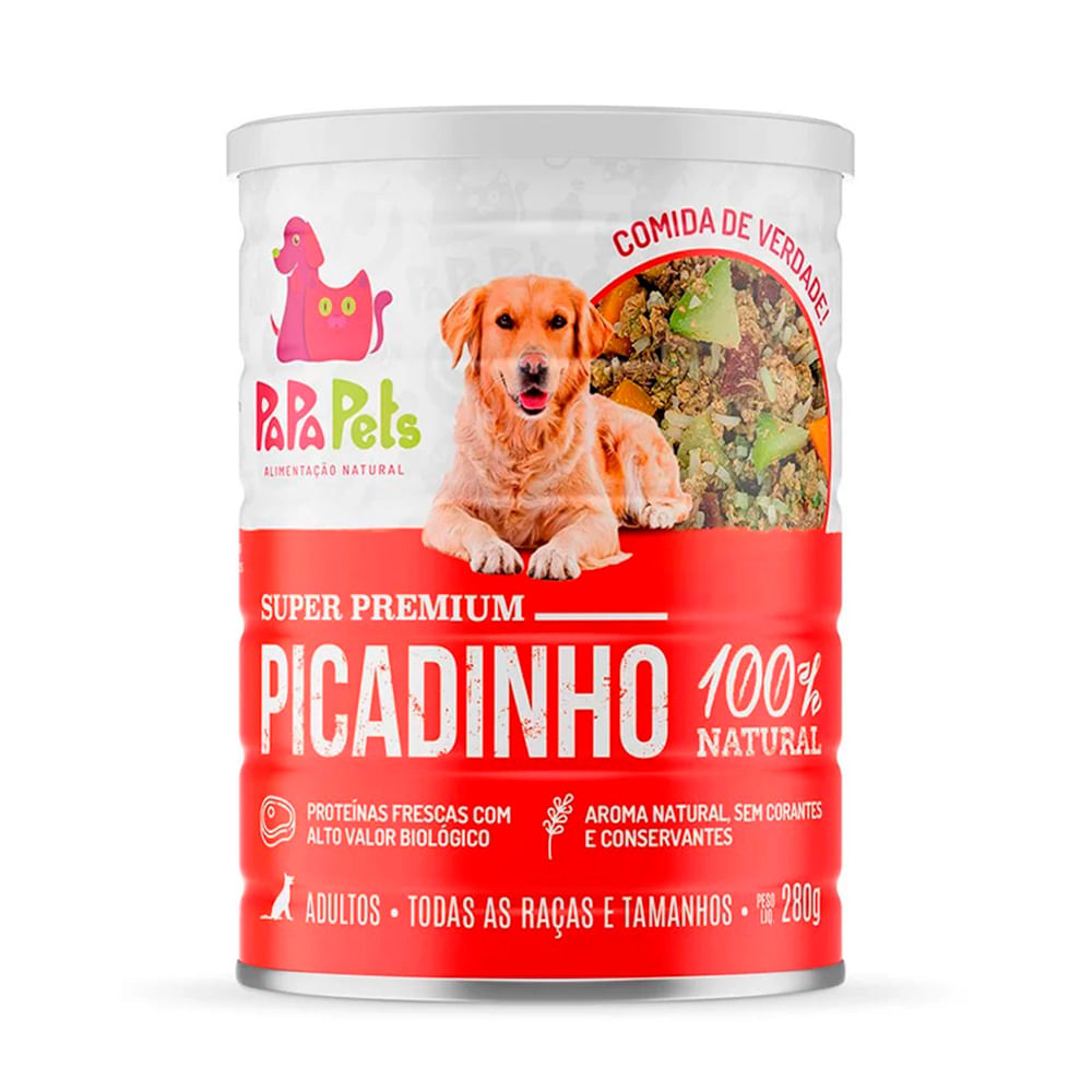 Foto-do-produto-Alimento-Natural-Papapets-Picadinho-Caes-Adultos-280g-no-petshop-online-da-Tudo-de-Bicho