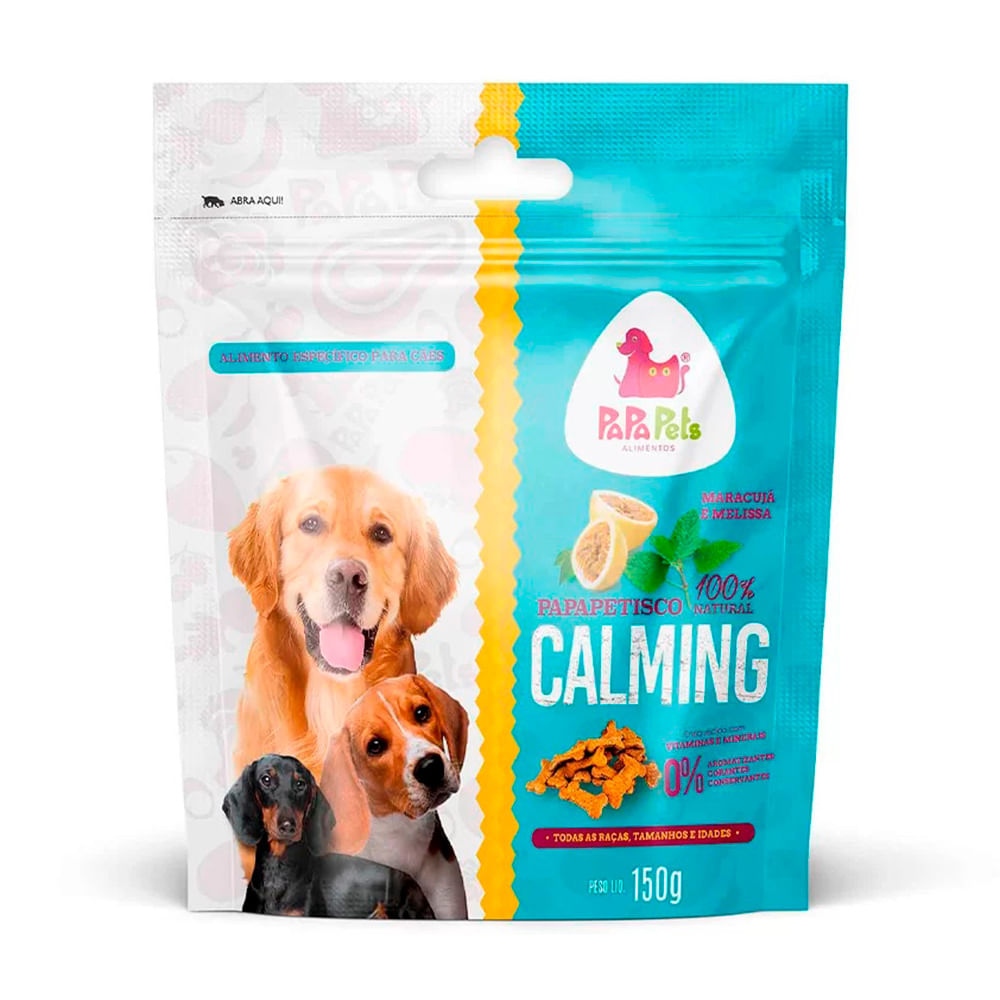 Foto-do-produto-Biscoito-Petisco-Natural-Papapetisco-Para-Caes-Calming-150g-no-petshop-online-da-Tudo-de-Bicho