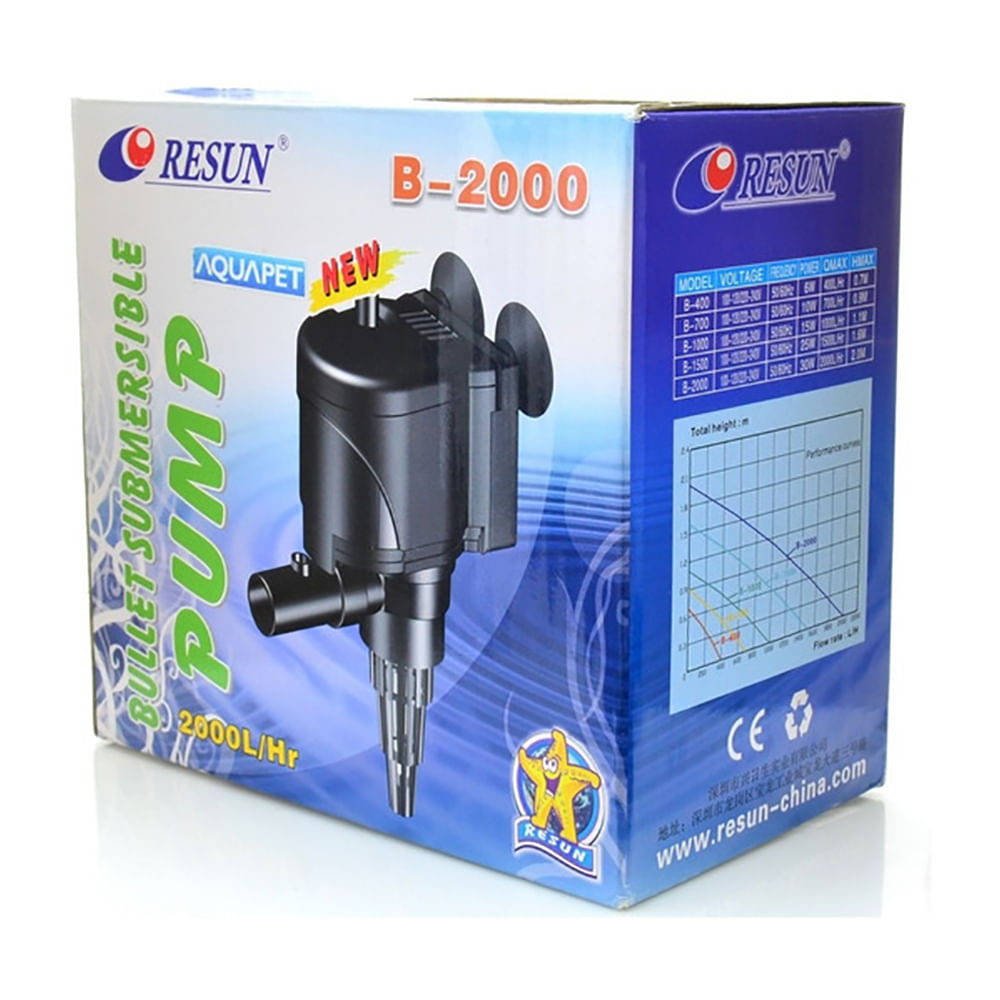 Foto-do-produto-Bomba-Submersa-Resun-Para-Aquarios-B-2000-30W-2000l-h-110v-no-petshop-online-da-Tudo-de-Bicho