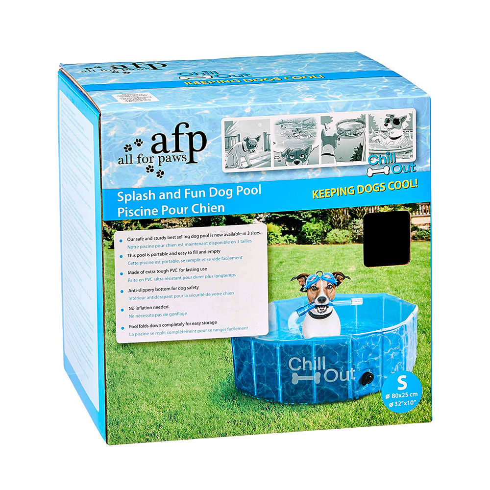 Foto-do-produto-Piscina-Para-Caes-Chill-Out-Splash-And-Fun-All-For-Paws-no-petshop-online-da-Tudo-de-Bicho