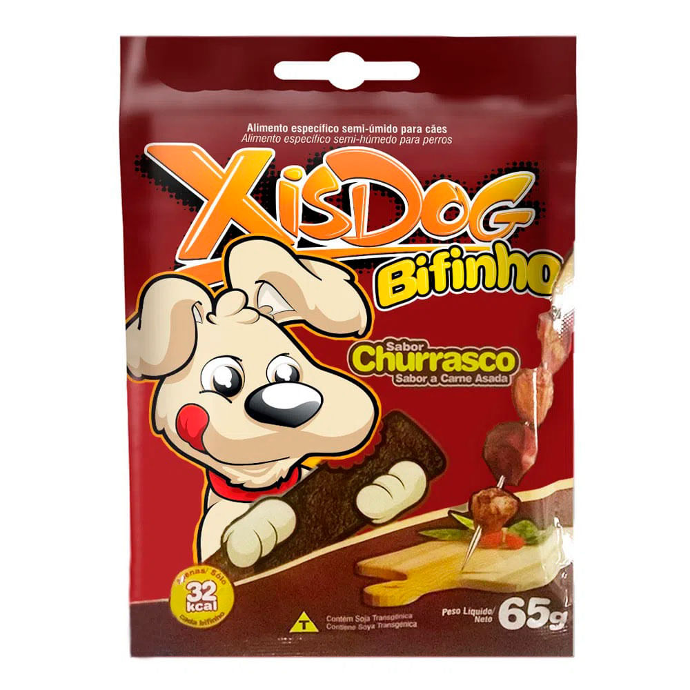 Foto-do-produto-Petisco-Caes-XisDog-Bifinho-Churrasco-65g-no-petshop-online-da-Tudo-de-Bicho