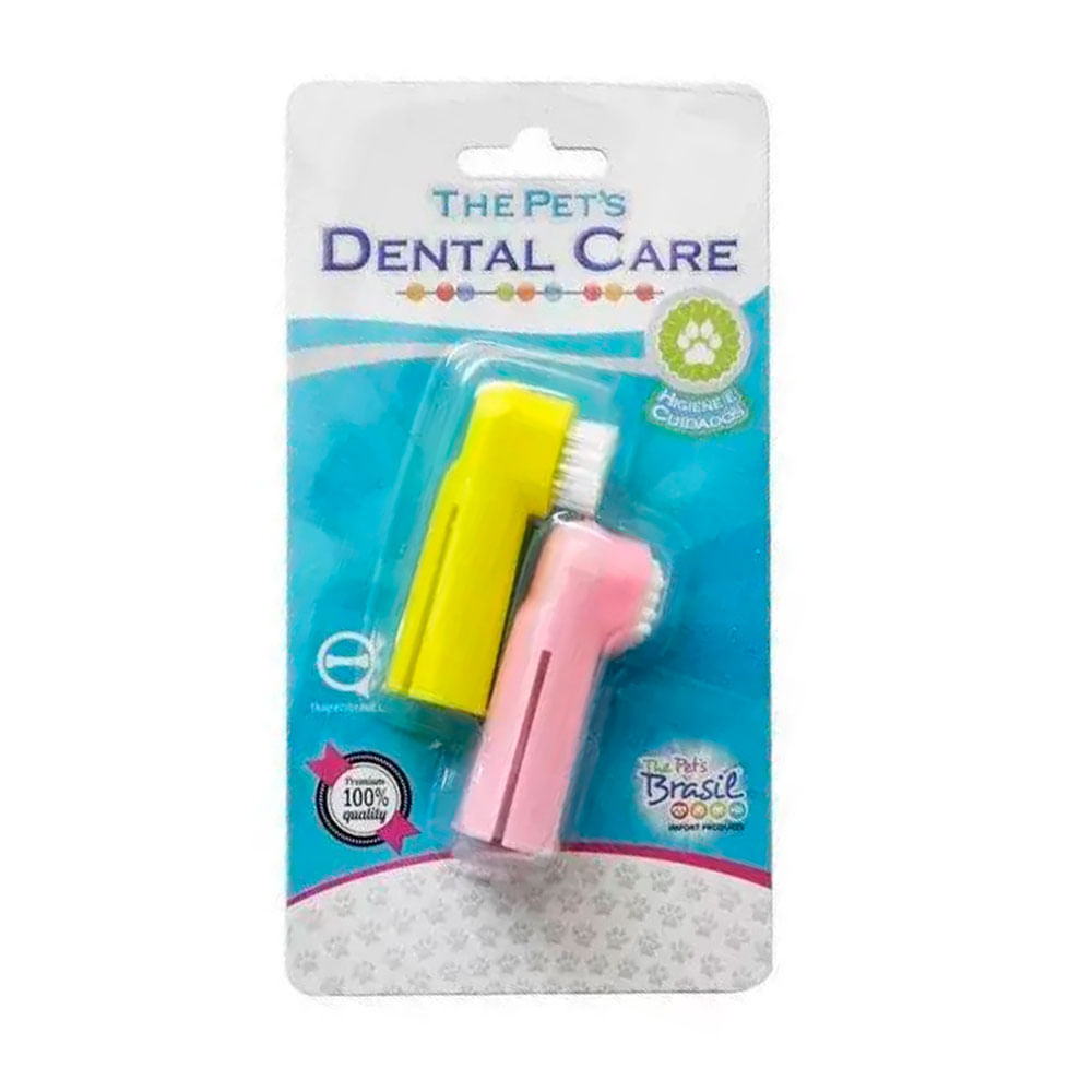 Foto-do-produto-Escova-Dental-The-Pets-Dedeira-Blister-C-2-Unidades-no-petshop-online-da-Tudo-de-Bicho