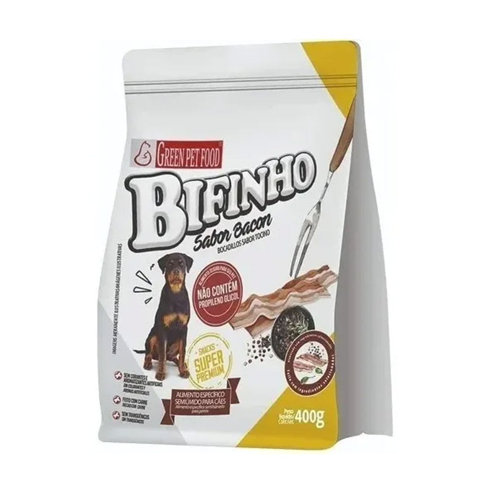 Foto-do-produto-Bifinho-Para-Caes-Green-Pet-Bacon-400g-no-petshop-online-da-Tudo-de-Bicho