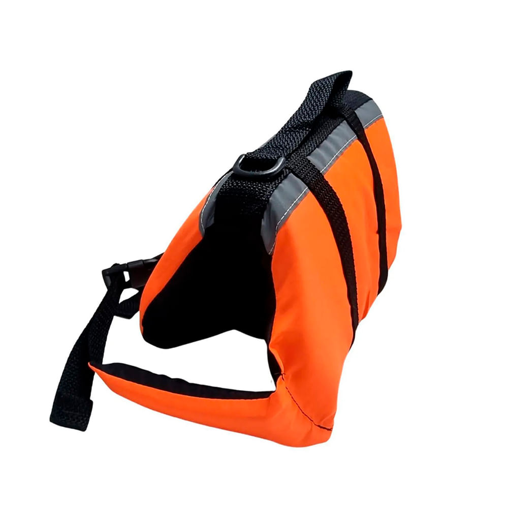 Foto-do-produto-Colete-Salva-Vidas-Pet-Vest-Ativa-Laranja-G-no-petshop-online-da-Tudo-de-Bicho