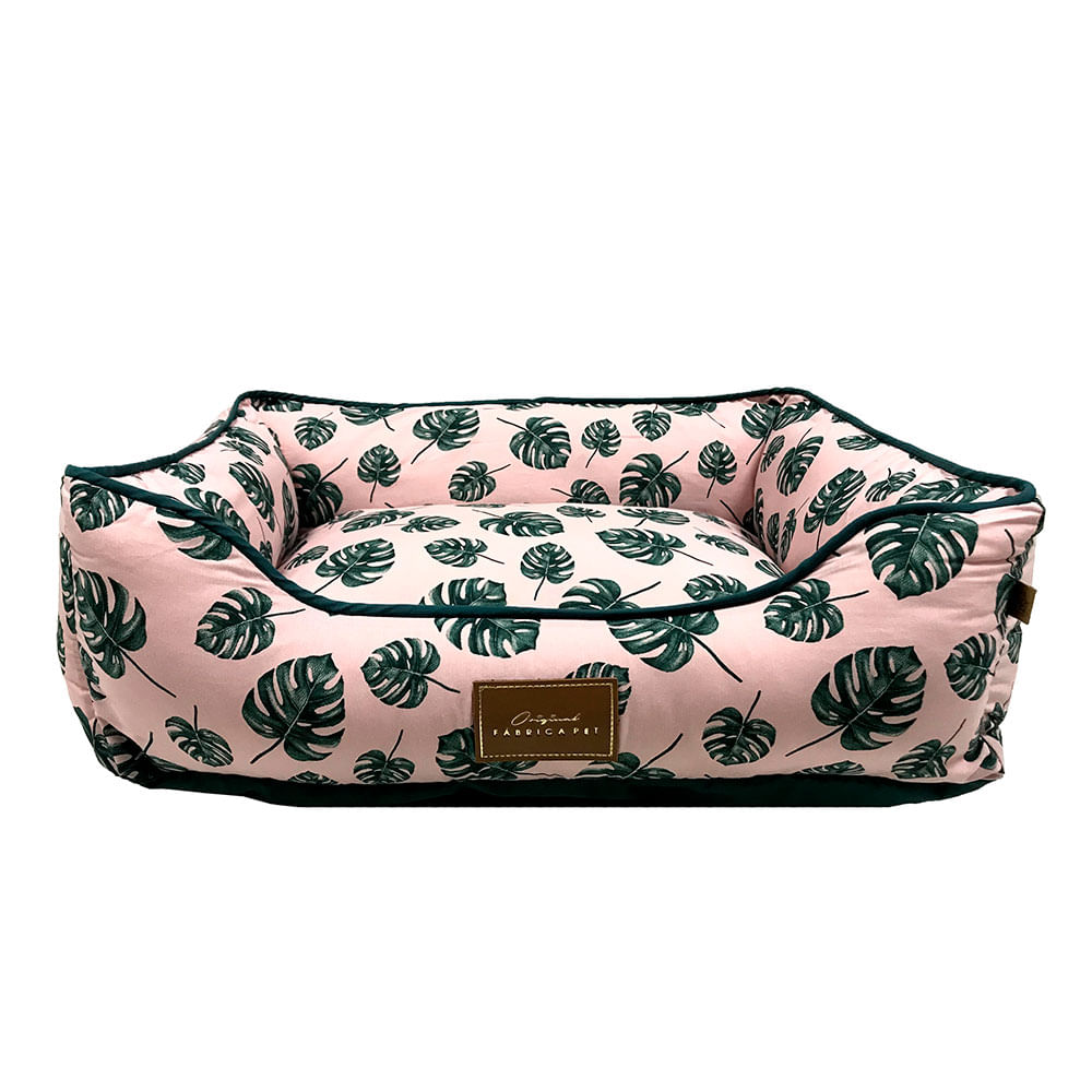 Foto-do-produto-Cama-Caes-e-Gatos-Fabrica-Pet-Folhagem-Rosa-P-no-petshop-online-da-Tudo-de-Bicho