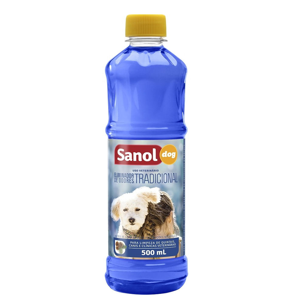 Foto-do-produto-Eliminador-de-Odores-Sanol-Dog-Tradicional-500ml-no-petshop-online-da-Tudo-de-Bicho