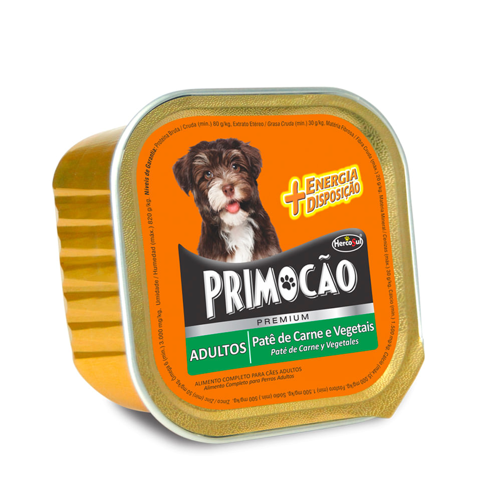 Foto-do-produto-Racao-Umida-Primocao-Premium-Pate-Vegetais-300g-no-petshop-online-da-Tudo-de-Bicho