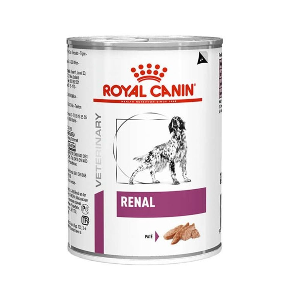 Foto-do-produto-Racao-Caes-Royal-Canin-Veterinary-Renal-Lata-410g-no-petshop-online-da-Tudo-de-Bicho