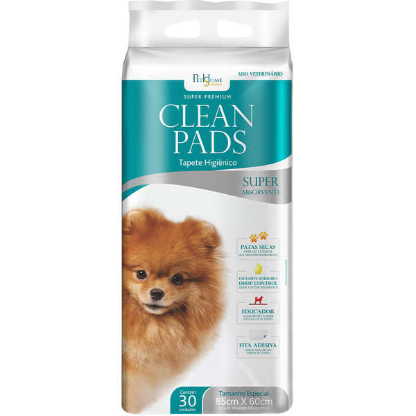 Foto-do-produto-Tapete-Higienico-Caes-Clean-Pads-30-Unidades-no-petshop-online-da-Tudo-de-Bicho