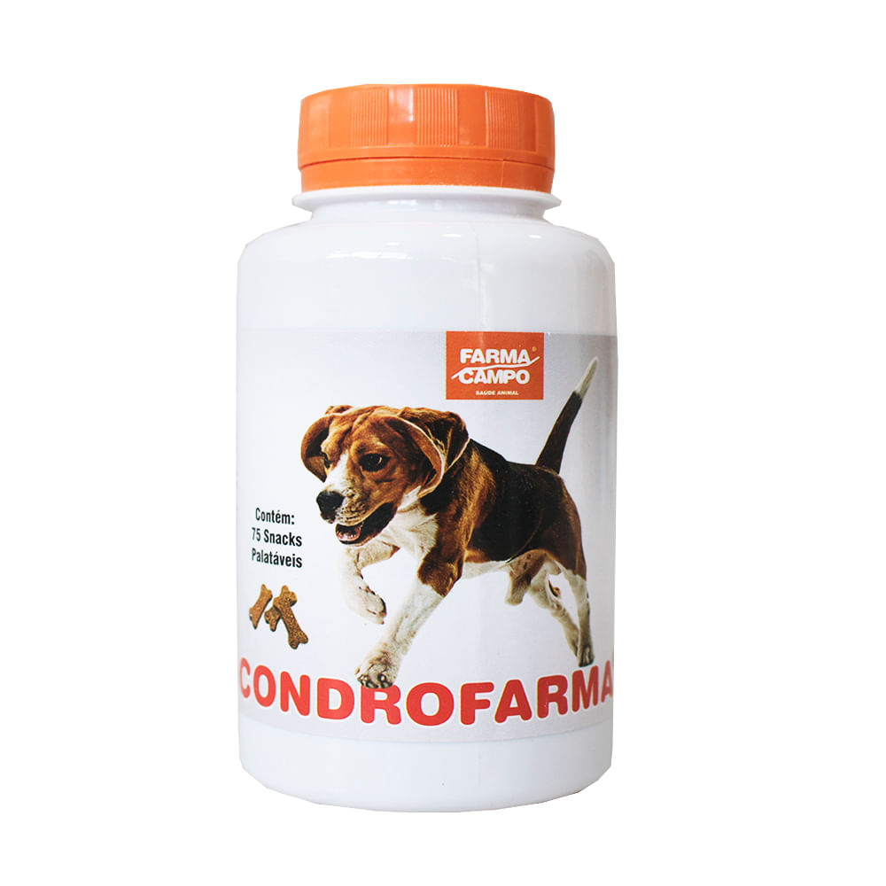 Foto-do-produto-Suplemento-Condrofarma-Farmacampo-Pote-70-Tabletes-no-petshop-online-da-Tudo-de-Bicho