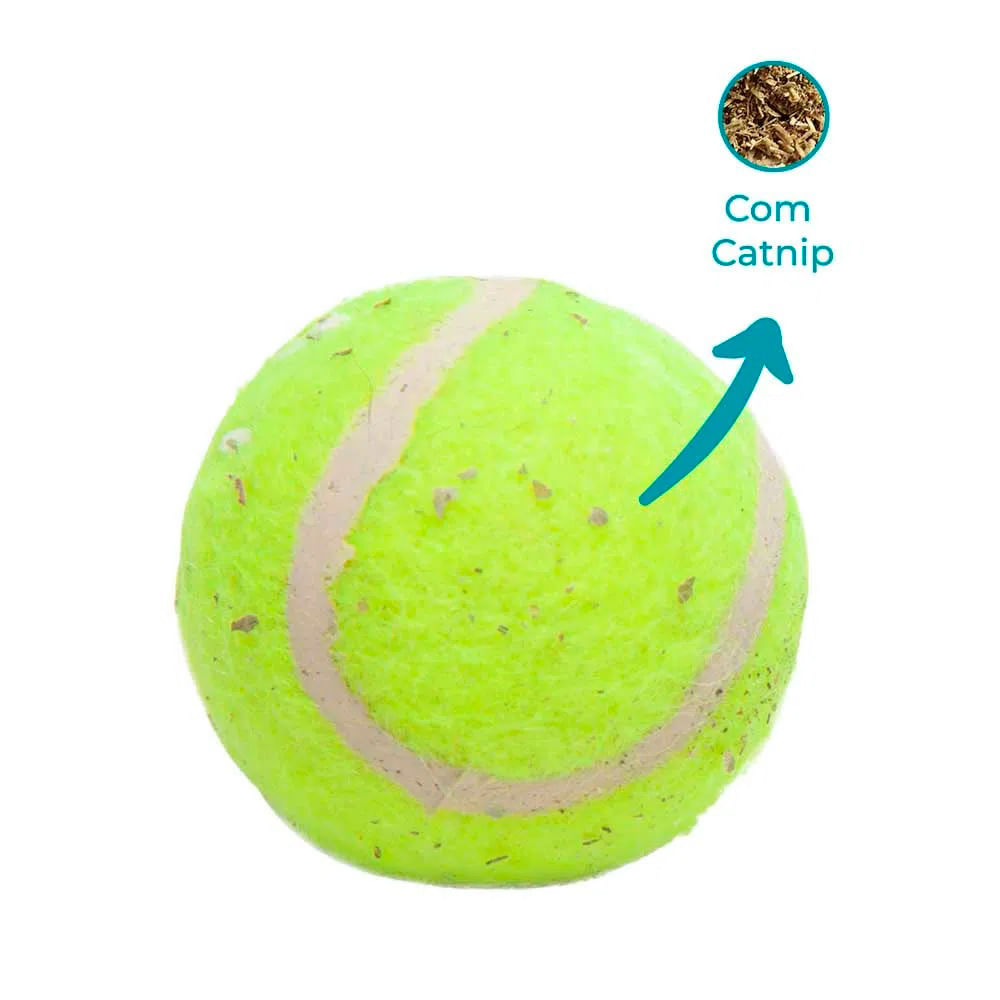 Foto-do-produto-Brinquedo-Gatos-LCM-Cat-Toy-Nip-Tennis-Balls-no-petshop-online-da-Tudo-de-Bicho